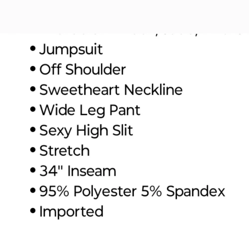 Off shoulder high slit dress jumpsuit - Picture 2 of 5